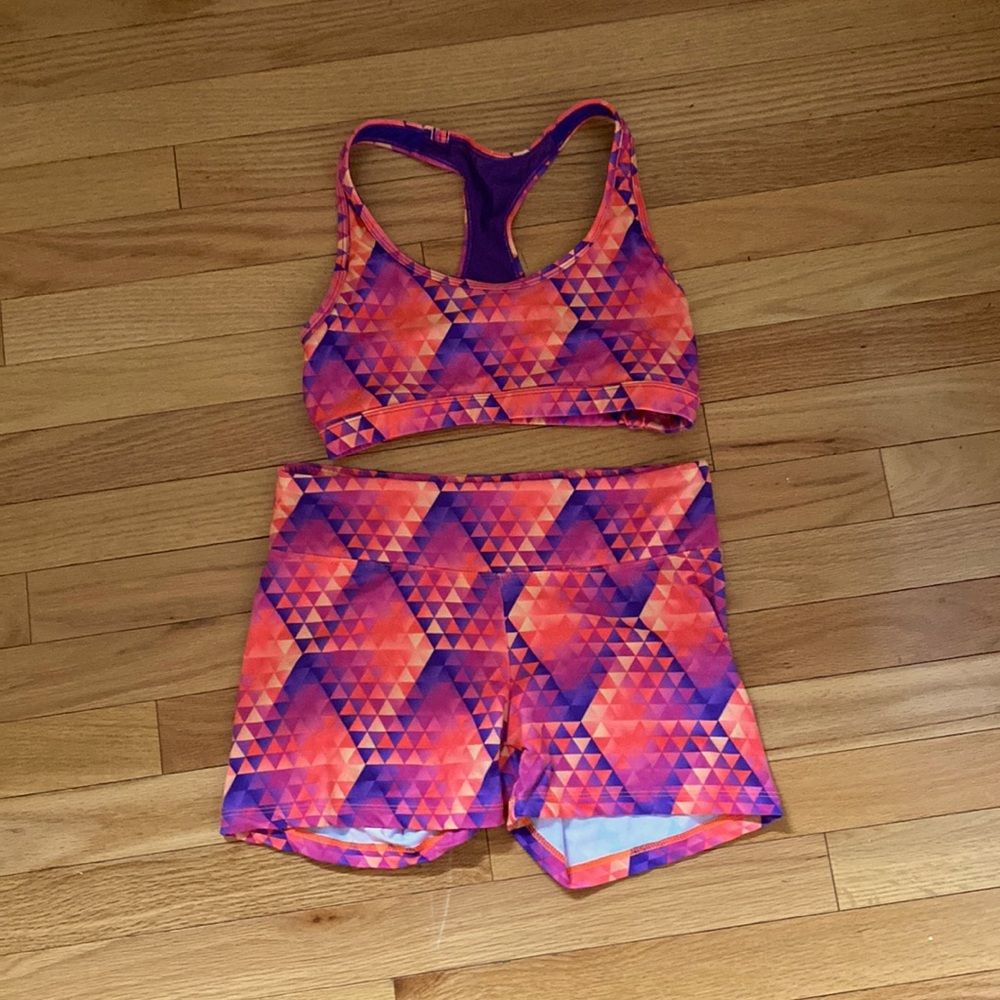 Short & Tank Bra Top Set